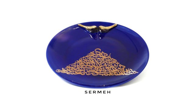 persian-Handmade Ceramic Tray