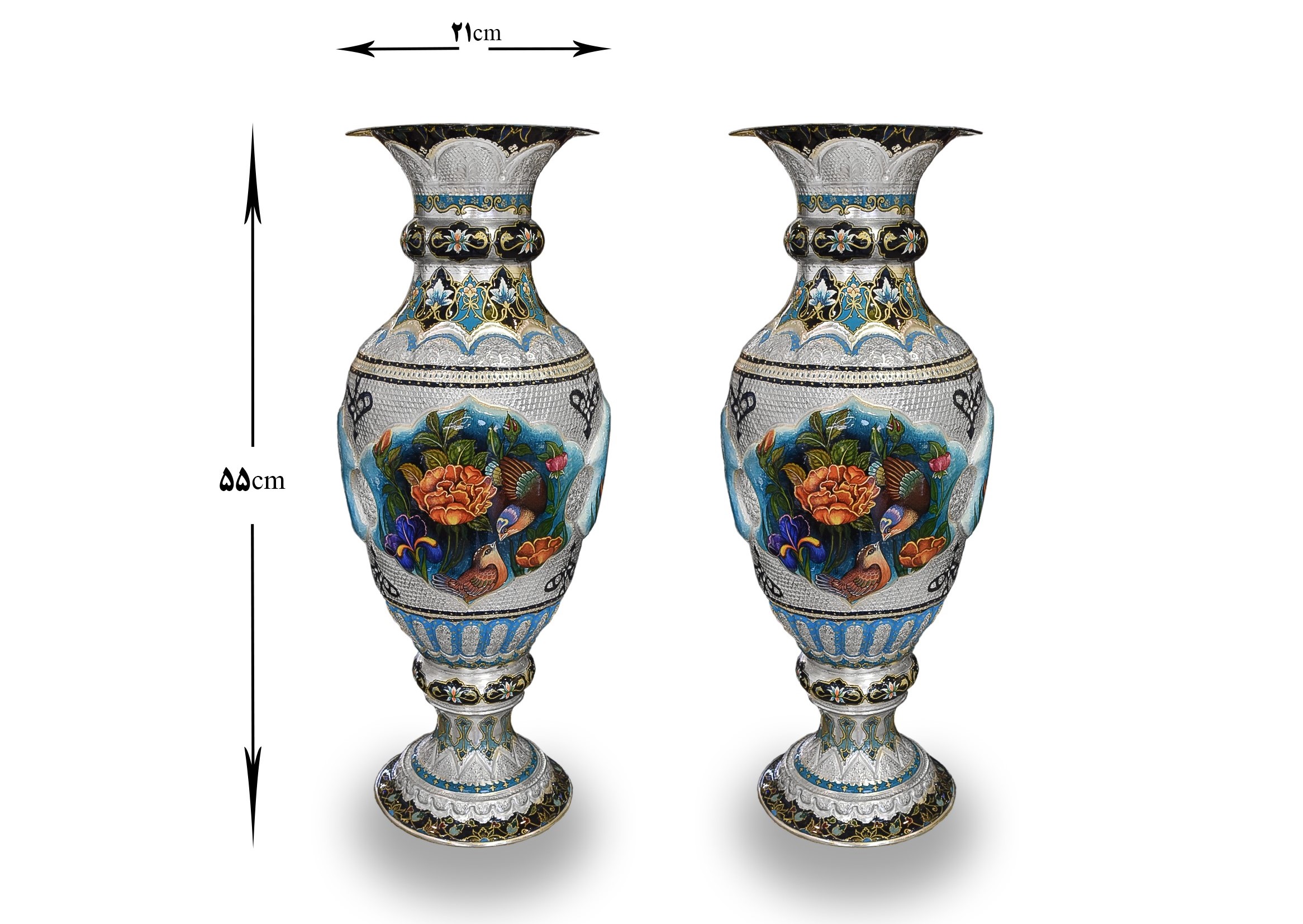 Persian Handmade Engraving Flower Vase
