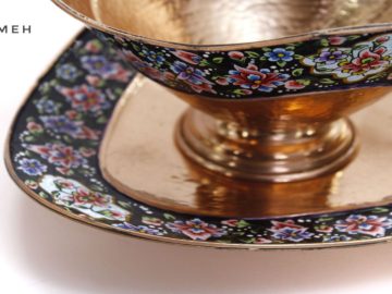 Isfahan's Painted Copper Crafts