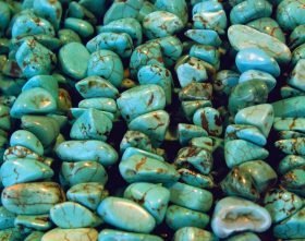 Turquoise gemstone of mashhad