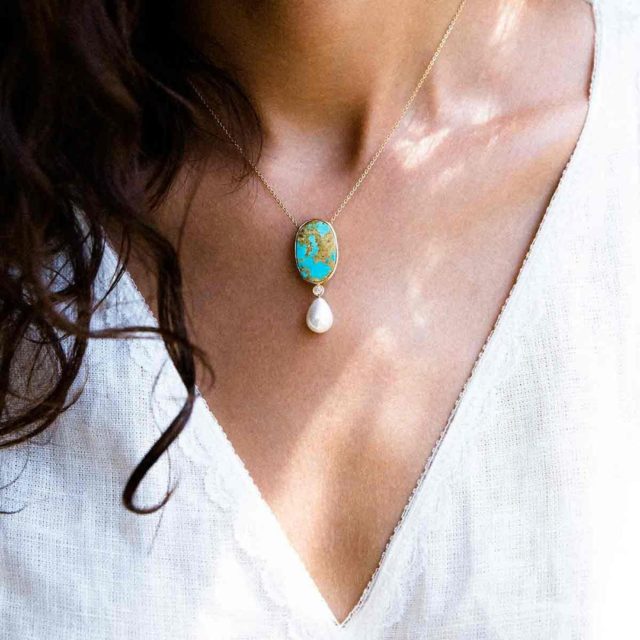 Gold Turquoise jewelry