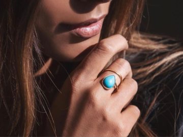 Gold Turquoise Ring