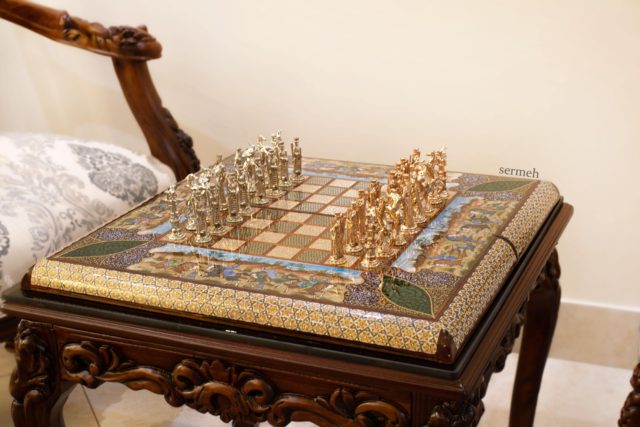 Persian backgammon set