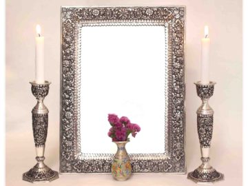 Mirror and Candle Holder
