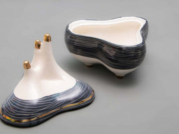 Ceramic Candy Bowl with lid