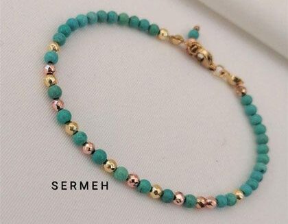 Turquoise Bead Bracelet